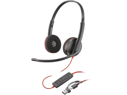 Poly 767F9AA Poly EncorePro 320 Stereo USB-C Headset TAA