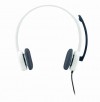 Logitech H150 Stereo Wired Headset Dual 3.5mm Jack - White 9