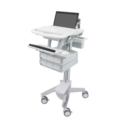 Ergotron SV43-1160-0 StyleView Laptop Cart, 6 Drawers