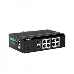 D-LINK DIS-F2010PS-E 10-port Gigabit Layer 2 Managed Industr