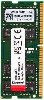 Kingston 3200Mhz 16GB SODIMM - Single Rank KCP432SS8/16