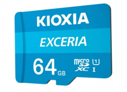 KIOXIA LMEX1L064GG2 EXCERIA CL10 UHS-I U1 R100 with adapter