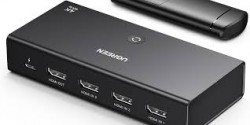 UGREEN 15376 4k 60hz 3 In 1 Out HDMI Switch with 1m usb type