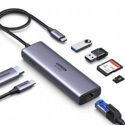 UGREEN CM498-15531 Revodok Pro 107 USB-C Hub 7 in 1 10Gbps U