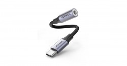 UGREEN AV161-80154 Type C Male To 3.5mm Audio Adapter 10CM, 