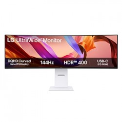 LG 49U950A-W Curved Dual QHD Nano IPS 144Hz USB-C HAS SPK