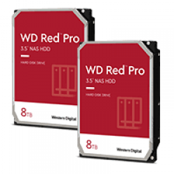 WD Red Pro 3.5" 8TB NAS HDD 256MB 7200RPM SATA WD8005FFBX