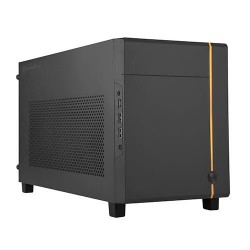 Silverstone SST-SG14B Mini-ITX cube chassis with powerful ac