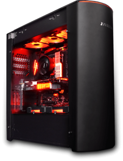 INWIN 915 BLACK TOOL-LESS QUICK RELEASE TEMPERED GLASS SILKS