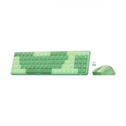 MicroPack iFree Lite 2 Wireless Combo - Green KM-237W-EN-GN